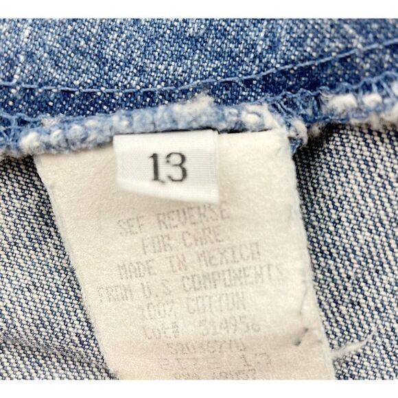 Women’s vintage Y2K Paris Blues Lace up jean mini skirt size 13 - Picture 8 of 8